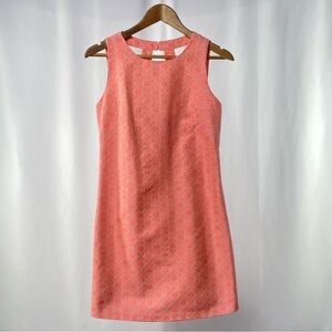 Jade Melody Tam Printed Sleeveless Mini Dress in Pink Tan Size‎ Small